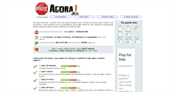 Desktop Screenshot of pareagora.com.br