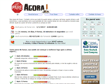 Tablet Screenshot of pareagora.com.br